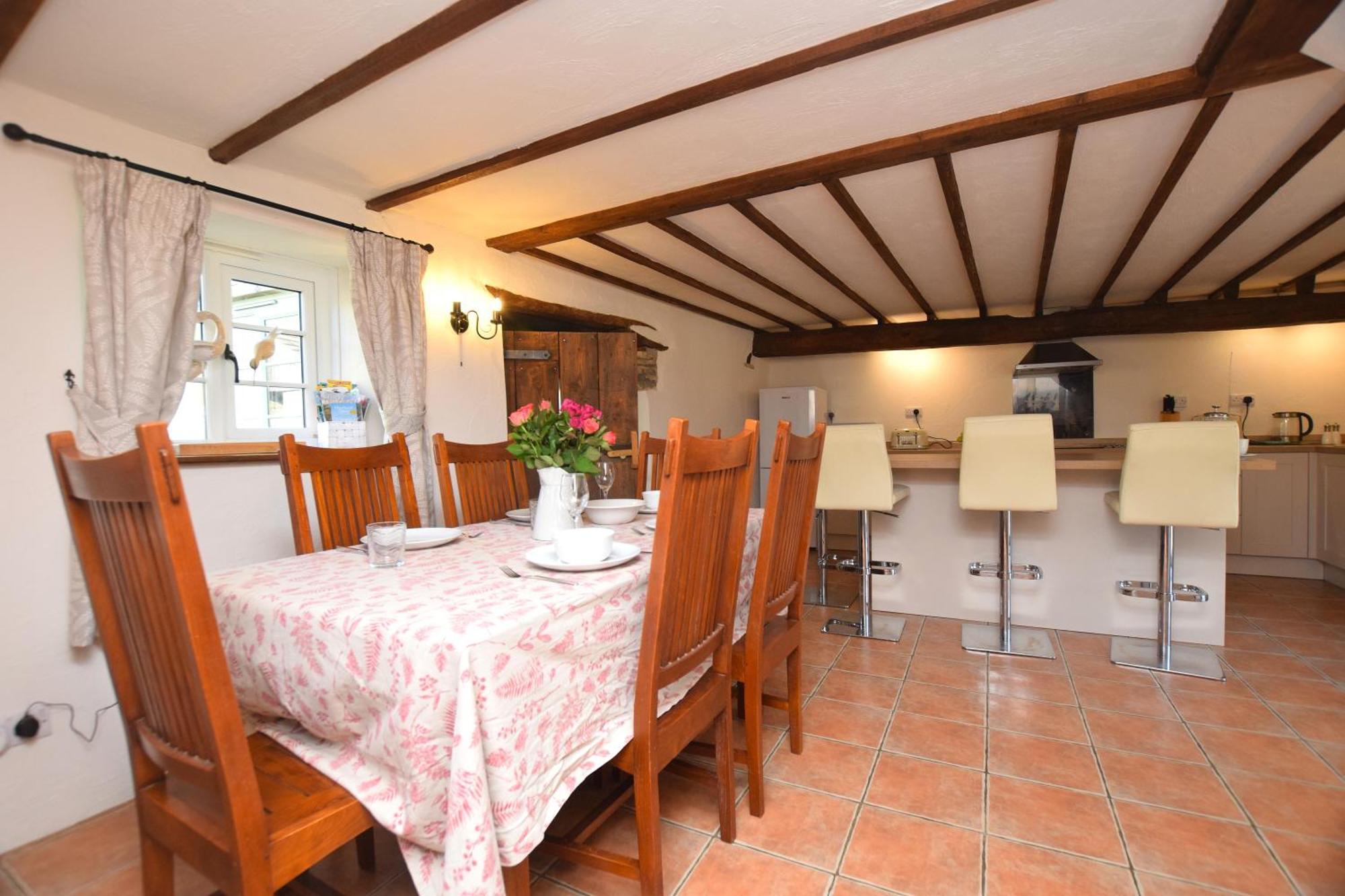 Award Winning Lower Whitsleigh Farm Cottage Roborough Exterior foto